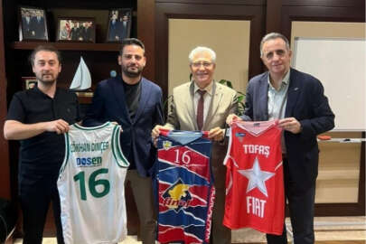Bursa basketbol kulüplerinden Gökhan Dinçer'e ziyaret