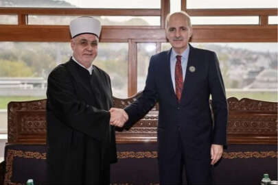 Meclis Başkanı Kurtulmuş Bosna-Hersek İslam Birliği Başkanı ile görüştü