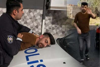 El sallayarak polise gelip teslim oldu