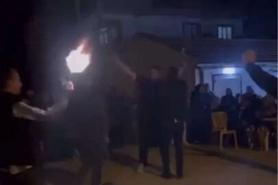 Bursa'da asker eğlencesinde yine skandal anlar!