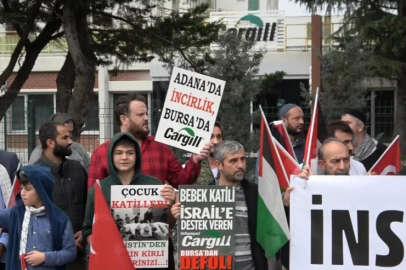 Gazze ile Dayanışma Platformu Bursa'da eylem yaptı