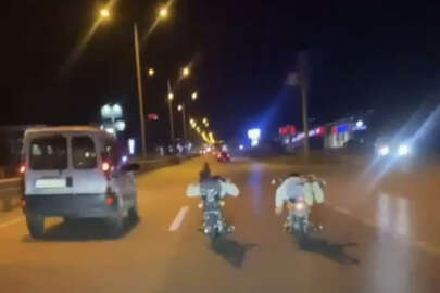 Bursa'da  ölümüne yarış tuttular!