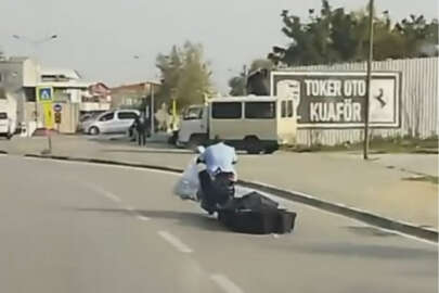 Bursa'da tehlikeli yolculuk!