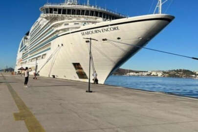 2023 yılının son gemisi Muğla'ya geldi