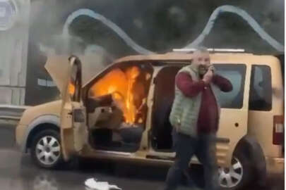 Bursa'da 3 farklı araç 3 farklı adreste alev alev yandı!