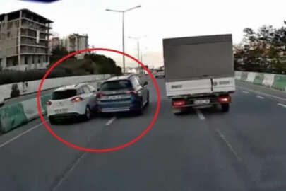 Bursa'da korkutan an! Sürücünün refleksi kazayı önledi...
