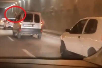 Bursa'da düğün konvoyu tehlike saçtı!