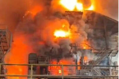 Çin'de kömür şirketine ait binada yangın!