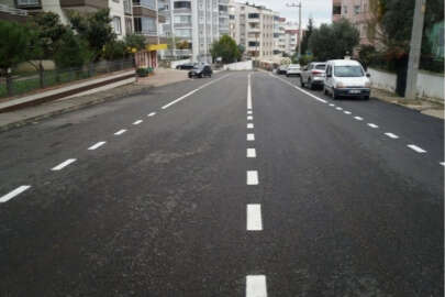 Bursa'da asfalt kaplama ile yolla daha konforlu hale getirildi