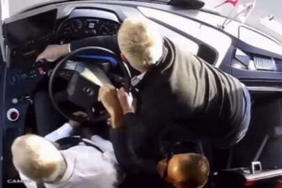 Direksiyon başında kalp krizi geçirdi, ikinci kaptan son anda müdahale etti