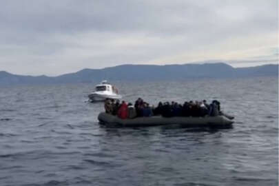 Çanakkale'de 82 kaçak göçmeni kurtarıldı!