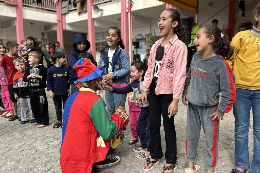 Gazze'de çocuklar için etkinlik düzenlendi
