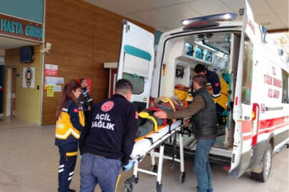 Bursa'da onarım yapmak isterken çatıdan düştü!