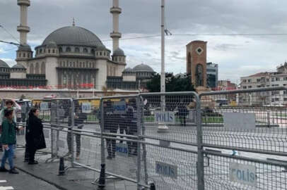 Taksim Meydanı kapatıldı! Bariyerlerle çevrildi