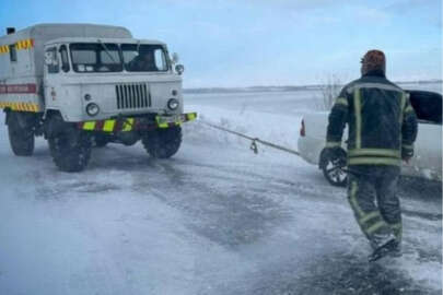 Ukrayna'yı kar fırtınası vurdu!