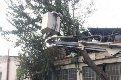 Bursa Osmangazi'de lodos mesaisi