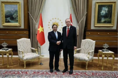 Cumhurbaşkanı Erdoğan, Vietnam Başbakanı'nı kabul etti