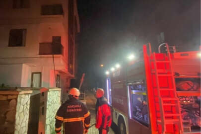 Kızgın yağ yangına sebep oldu