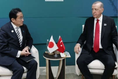 Cumhurbaşkanı Erdoğan, Japonya Başbakanı Kishida'yı kabul etti