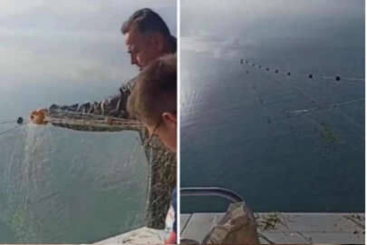 Ekipler kıskıvrak yakaladı! Kaçak avcılıkta kullanılan ağ ele geçirildi