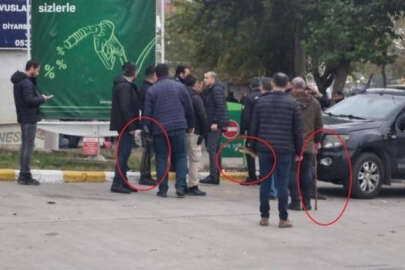 Sokak ortasında taşlı sopalı kavga!