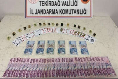 Tekirdağ'da kumar operasyonu