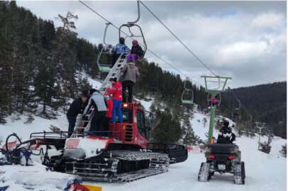 Telesiyejde mahsur kalan 67 kişi kurtarıldı