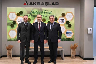 Bursa BBB adayı Alinur Aktaş'tan Akbaşlar Holding ziyareti