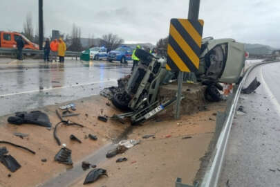 Kütahya'da trafik kazasında 1 kişi öldü