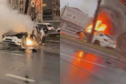 Türkiye'de ilk ölümlü Tesla kazasında feci şekilde can verdi