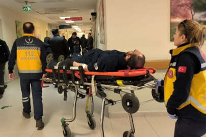 Bursa'da kumaş fabrikasında bir işçi üzerine balyaların devrilmesi sonucu yaralandı