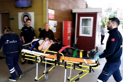 Bursa'da polisten kaçarken kaza yaptı!