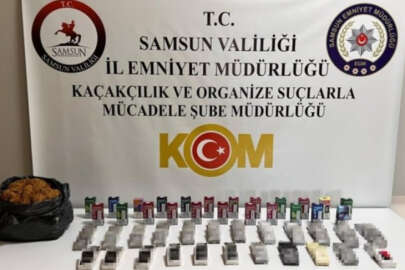 Samsun'da kaçak elektronik sigara ve makaron ele geçirildi