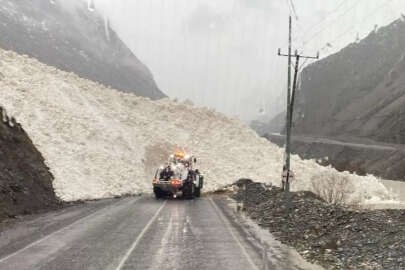 Hakkari-Şırnak yoluna çığ düştü