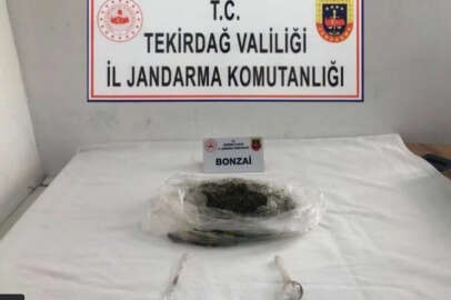 Tekirdağ'da jandarmadan uyuşturucu baskını