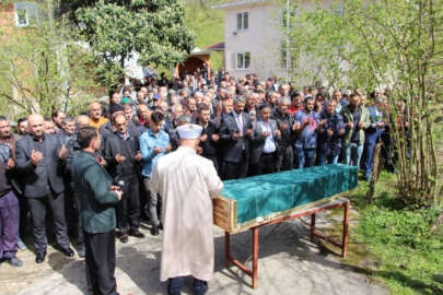 Trabzon'da göçükte hayatını kaybeden işçi son yolculuğuna uğurlandı