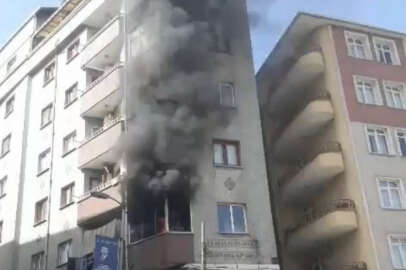 İstanbul'da kombi patladı, yangın çıktı