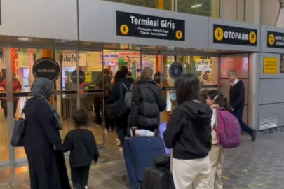Bursa'da terminalde 9 günlük tatil yoğunluğu başladı