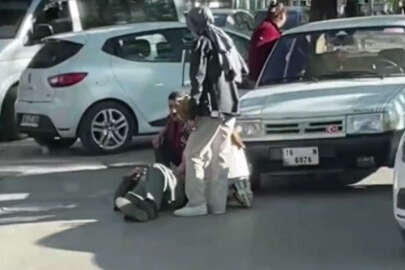 Bursa'da yaşlı adama otomobil çarptı!