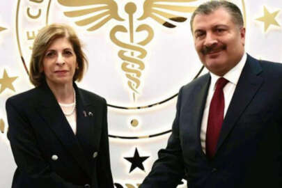 Sağlık Bakanı Koca, AB Komisyonu Üyesi Stella Kyriakides ile görüştü