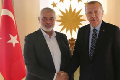 Cumhurbaşkanı Erdoğan ile İsmail Haniye'nin görüşmesi başladı