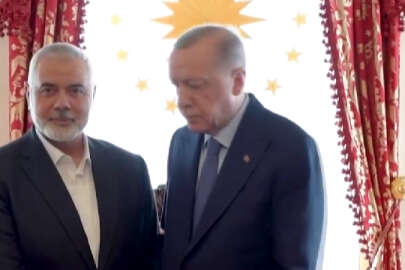 Cumhurbaşkanı Recep Tayyip Erdoğan, Hamas Siyasi Büro Başkanı İsmail Haniye ile görüştü.