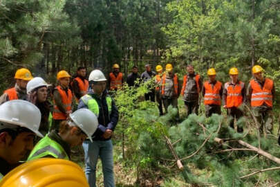 Bursa'da orman muhafaza memurlarına ağaçlandırma eğitimi verildi