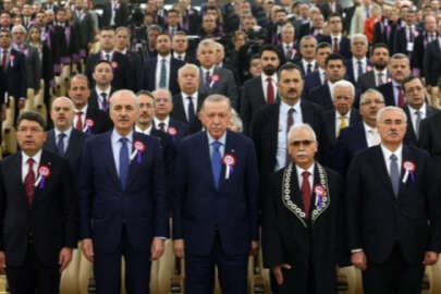 Erdoğan, Anayasa Mahkemesinin 62. Kuruluş Yıl Dönümü Töreni'ne katıldı