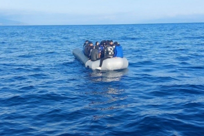 Ayvalık açıklarında 36 düzensiz göçmen kurtarıldı