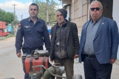 Bursa'da su motoru çalan hırsızlar yakalandı!