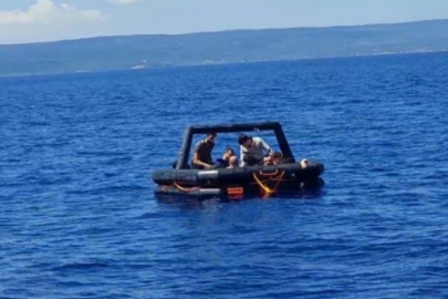 Balıkesir açıklarında 7'si çocuk, 21 düzensiz göçmen kurtarıldı