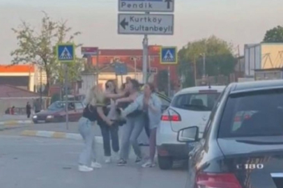 İstanbul'da kadın sürücüler birbirini dövdü