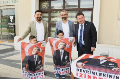 Bursa Osmangazi, Ata posterleri ile donatılıyor