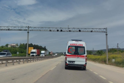 Bursa'da hastaya ulaşmak isteyen ambulanslara EDS'den ceza yağdı